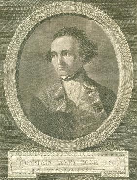 Porträt von James Cook 1777