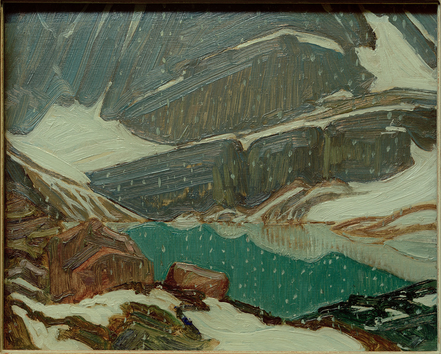 Snow at Lake Oesa von James Edward Hervey Macdonald