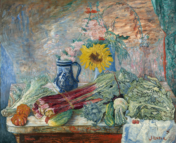 Blumen und Gemüse von James Ensor