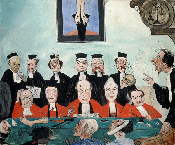 Les bons juges (Die guten Richter) von James Ensor