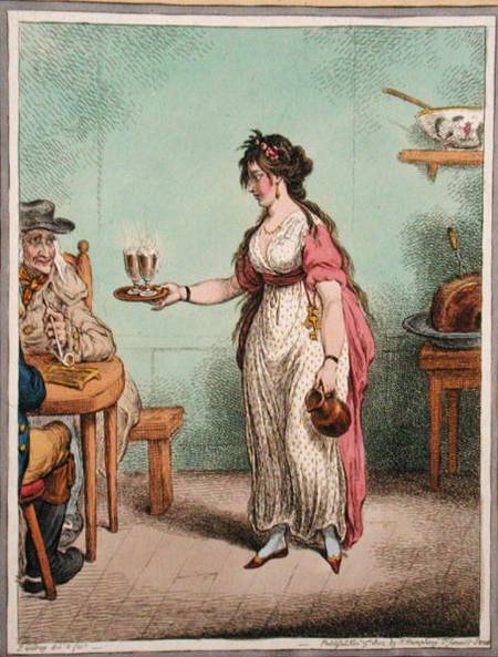 Mary of Buttermere, sketched from life in July 1800 von James Gillray