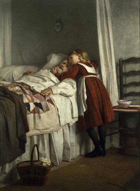 Grandfather's Little Nurse von James Hayllar