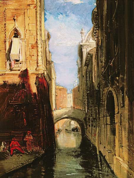 A Side Canal, Venice von James Holland