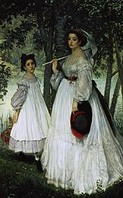 Portraits im Park (Die Schwestern) 1863