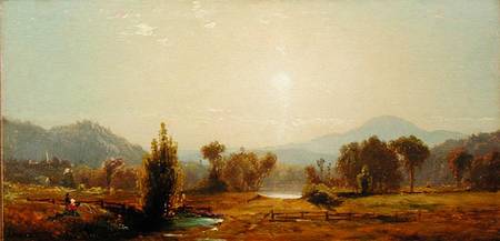View of the Catskills von James MacDougal Hart