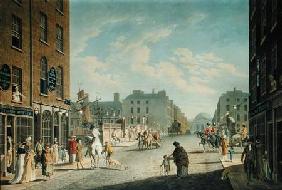 Capel Street with the Royal Exchange, Dublin 1800