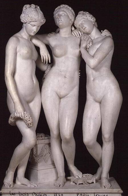The Three Graces, 1831 von James Pradier