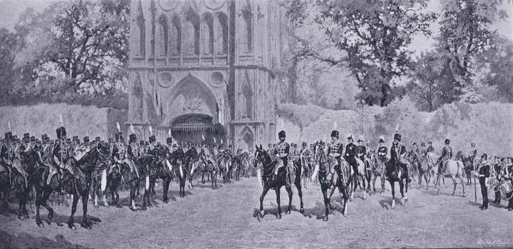 Die treuen Suffolk Hussars, von Royal Academy Bilder von Cassell & Company Ltd von James Prinsep Beadle
