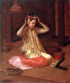 A Burmese Dancer c.1920