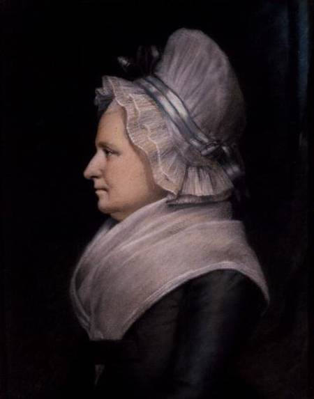 Mrs Martha Washington (1731-1802) von James Sharples