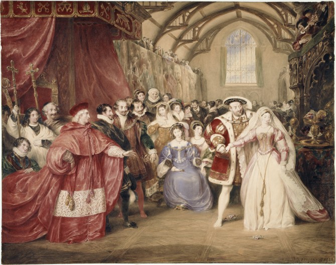 Das Bankett von Heinrich VIII. im York Place von James Stephanoff