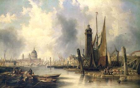 View of London with St. Paul's von James Wilson Carmichael