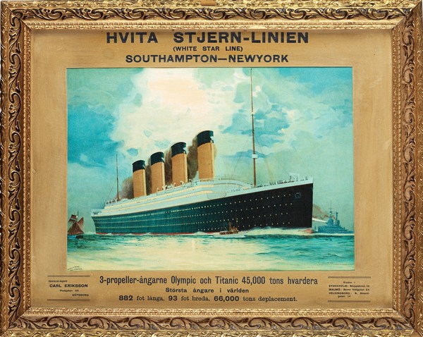 Titanic & Olympic von James Scrimgeour Mann