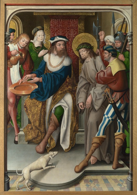 Christus vor Pilatus (Aus dem Liesborner Altar) von Jan Baegert