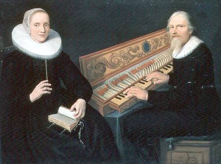 Couple at the Clavichord von Jan Barendsz. Muyckens