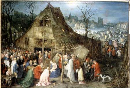 Adoration of the Magi von Jan Brueghel d. Ä.