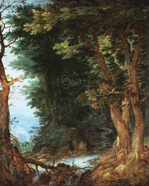 Waldlandschaft von Jan Brueghel d. Ä.