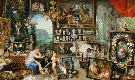 Allegorie des Sehens. Ausgeführt mit Peter Paul Rubens.