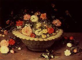 Blumen in einer Schale um 1615