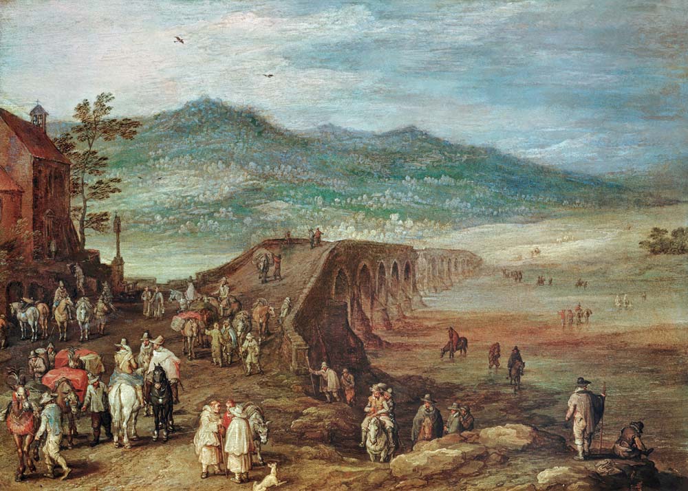 Brücke zu Talavera von Jan Brueghel d. J.