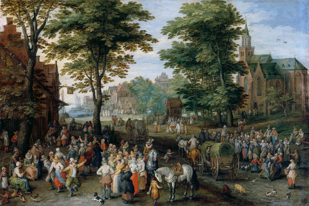 Jan Bruegel d.Ä. / Die Dorfkirmes von Jan Brueghel d. J.