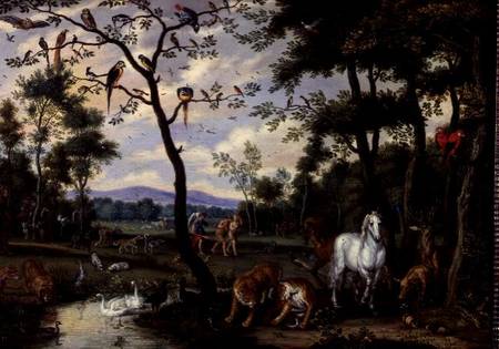 Earthly Paradise (panel) von Jan Brueghel d. J.