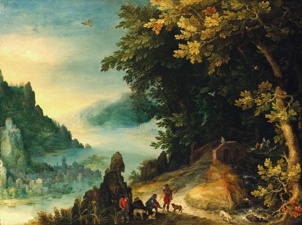 J.Brueghel t.E. / Wide River Landscape von Jan Brueghel d. J.