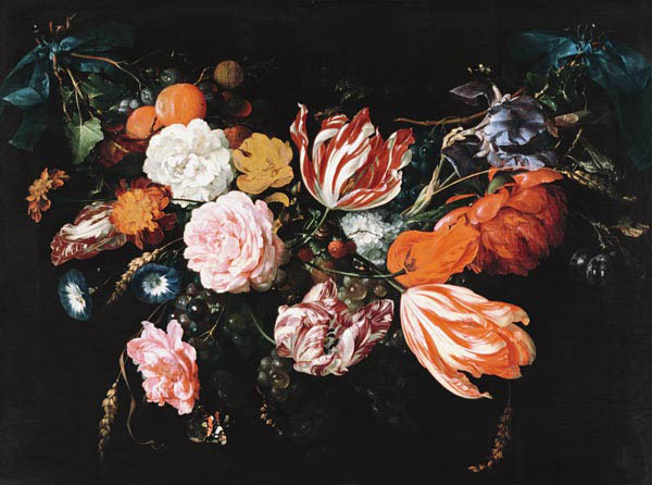 Blumen- und Fruchtgehänge von Jan Davidsz de Heem