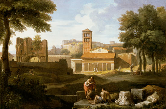 View of Tivoli von Jan Frans van Bloemen