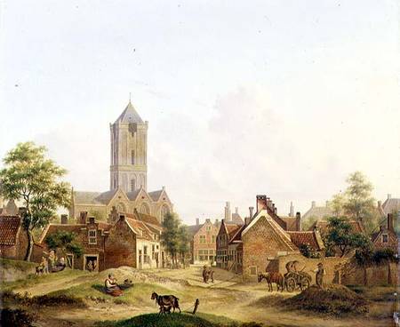 The Church of St. Jacobi, Utrecht von Jan Hendrik Verheyen