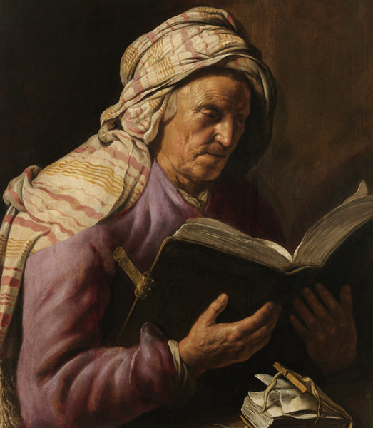 Lesende alte Frau von Jan Lievens