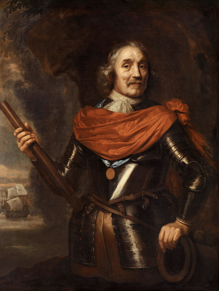 Maarten Harpertszoon Tromp (1597-1653), Admiral der Niederlande von Jan Lievens