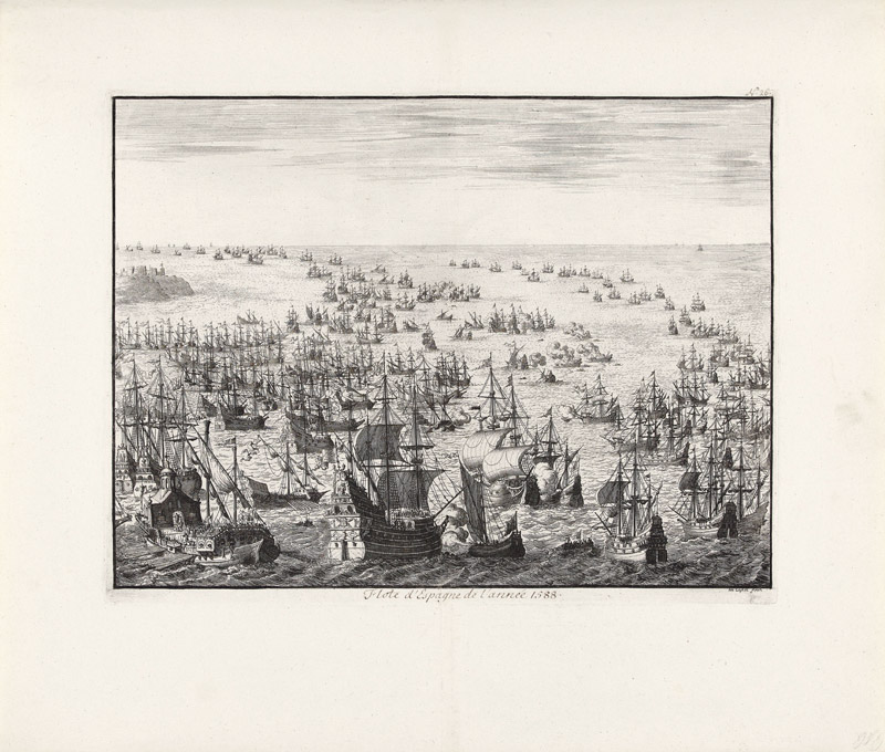 Der Untergang der spanischen Armada 1588 von Jan Luyken