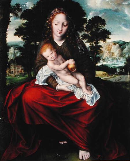 Madonna and Child von Jan Massys or Metsys