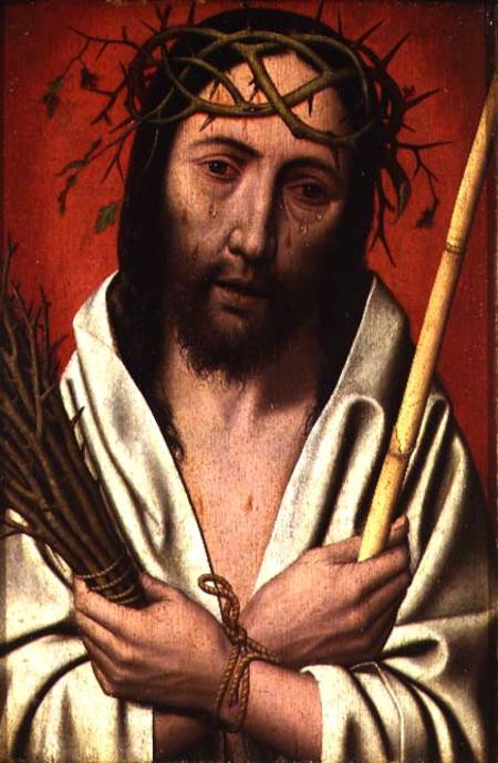 Christ Crowned with Thorns (oak panel) von Jan Mostaert