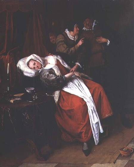 The Patient and the Doctor von Jan Steen