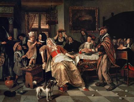 Das Bohnenfest. 1668