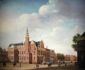 View of the Old Town Hall, The Hague 1781