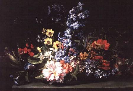 Basket of Flowers von Jan van den Hecke