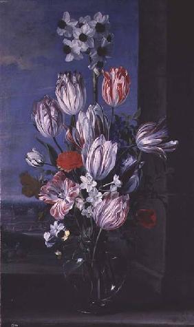 Flowers in a Crystal Vase 1652