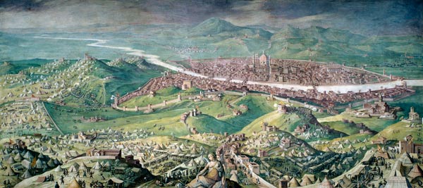 The Siege of Florence in 1530 von Jan van der Straet