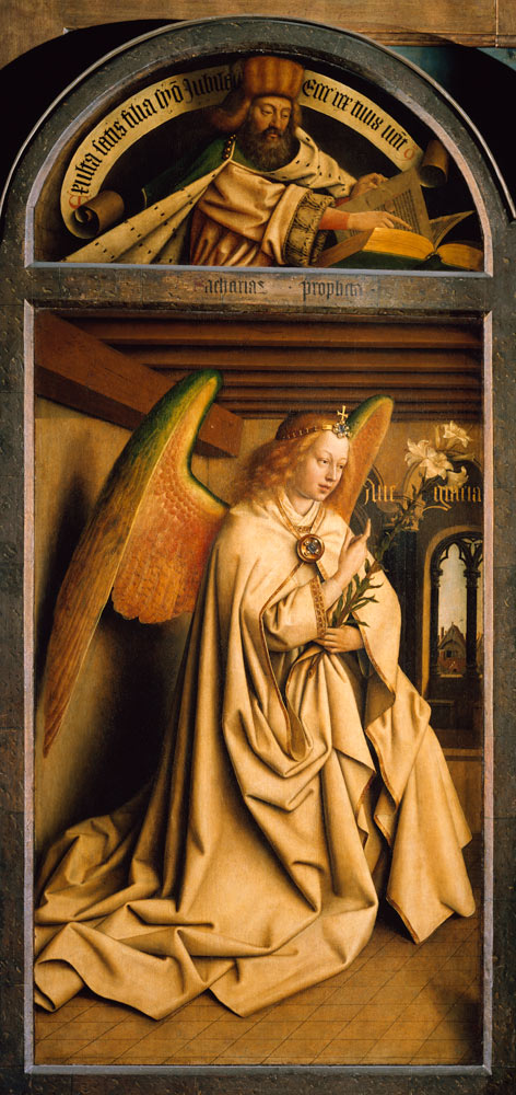 Genter Altar, Engel von Jan van Eyck