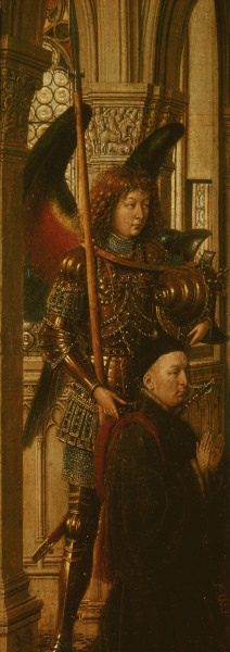 Erzengel Michael mit Stift von Jan van Eyck