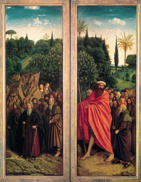 Pilger , Einsiedler von Jan van Eyck
