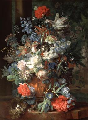 Bouquet of Flowers in a Landscape