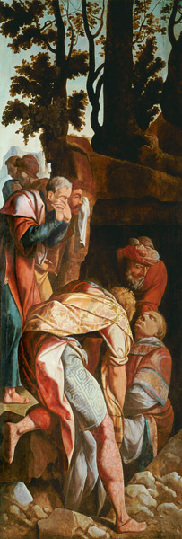 Begraebnis des Hl.Stephanus von Jan van Scorel