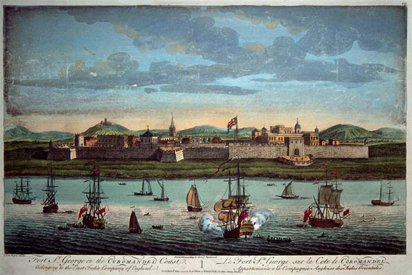 Madras, Fort St. George von Jan van Ryne