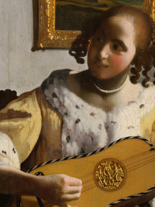 The Guitar Player von Johannes Vermeer