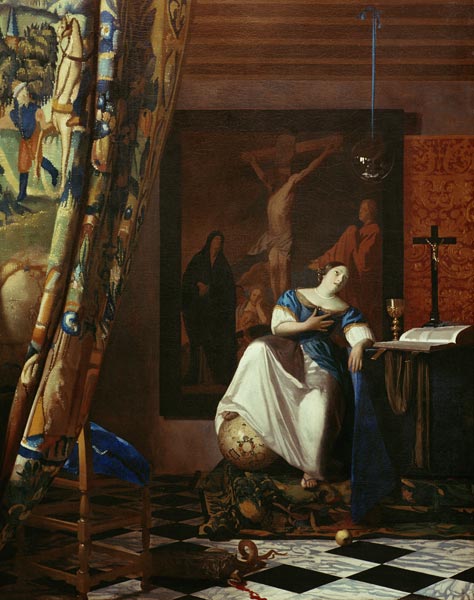 Allegory of Faith / c.1671/74 von Johannes Vermeer