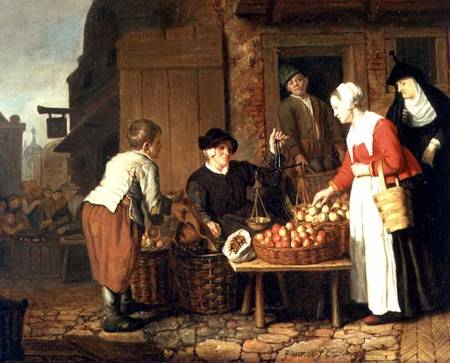 The Fruit Seller von Jan Victors